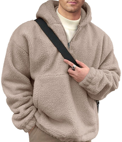 Loose Casual Zipper Hooded Sweatshirts