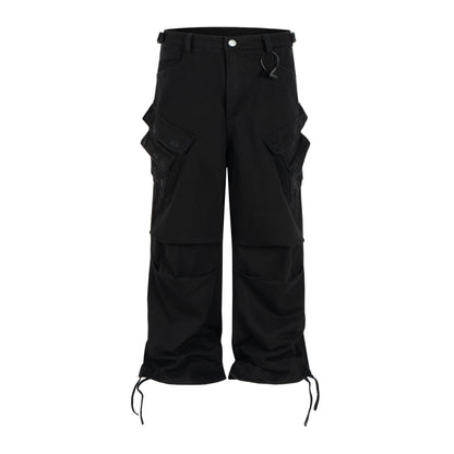 Distressed vintage casual overalls