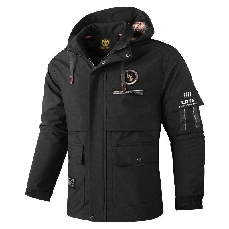 Mens Hooded Parka Jacket