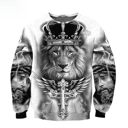 Men's 3D Printed Casual Sweatshirt