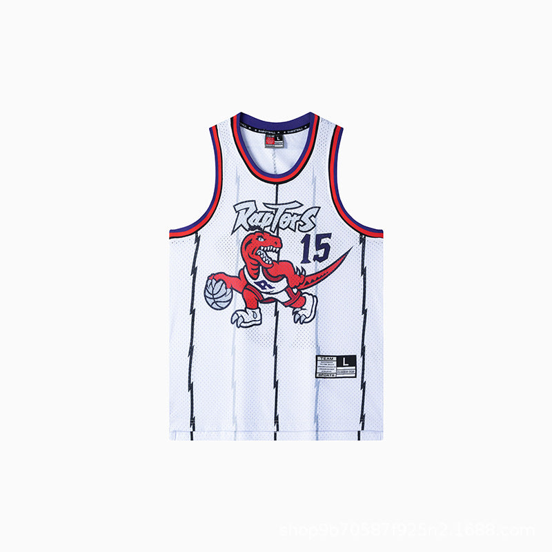 American Retro Mesh Jersey Iverson Maddie Kobe Curry Butler James Digital Print Basketball Vest