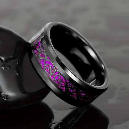 Red and Blue Gemstone Ring