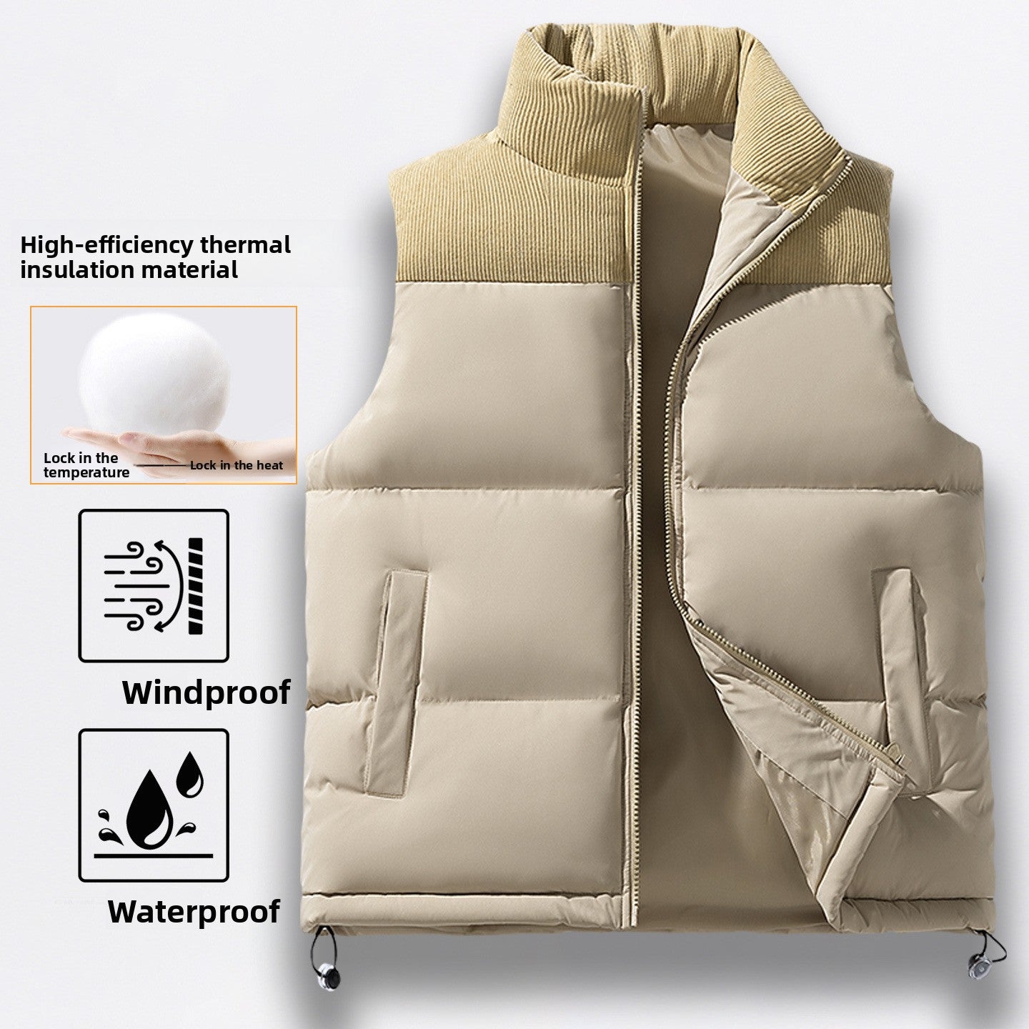 Autumn and Winter Cotton Vest