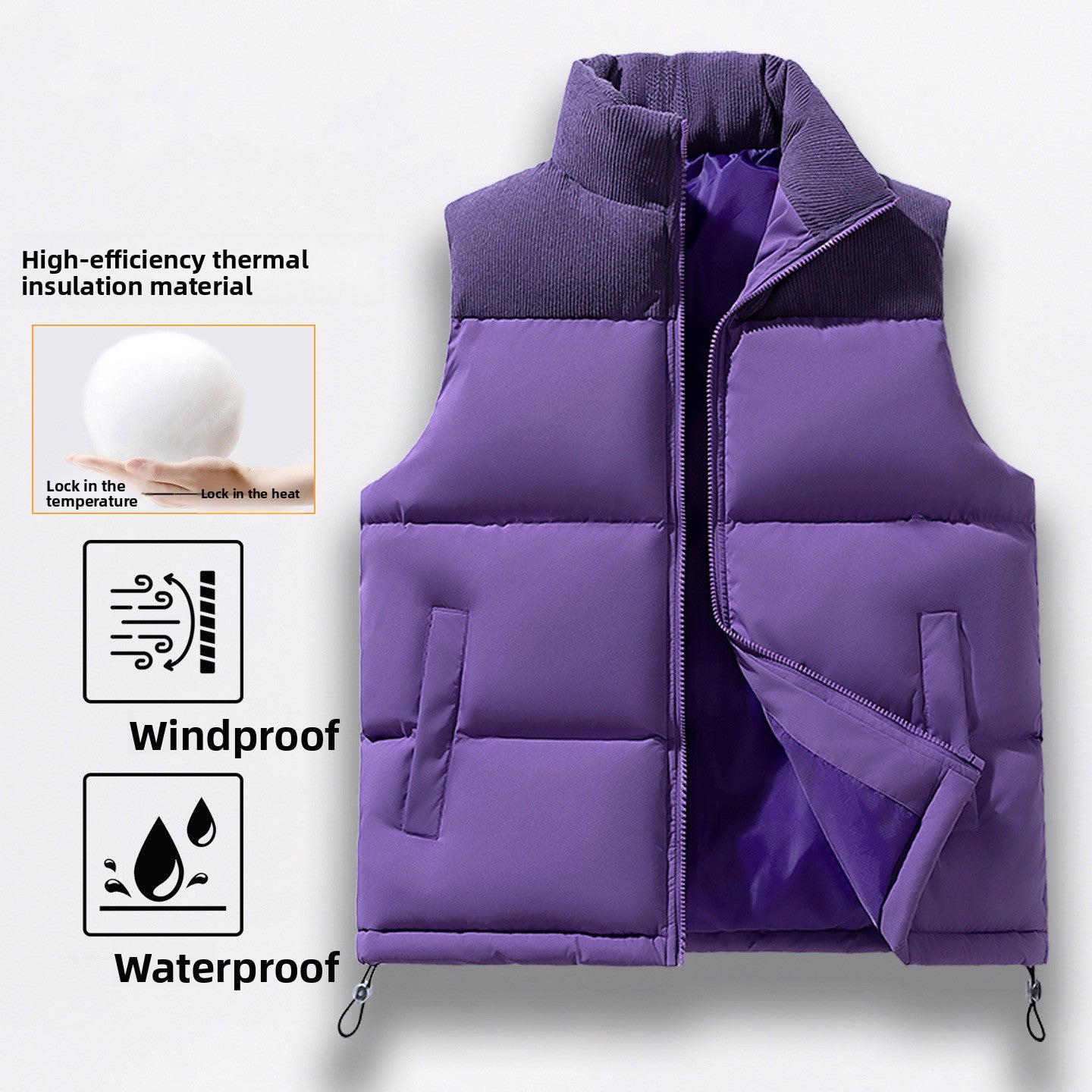 Autumn and Winter Cotton Vest