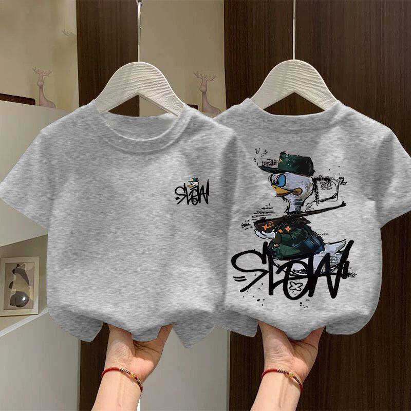 Boys' Pure Cotton Short-Sleeve T-Shirt