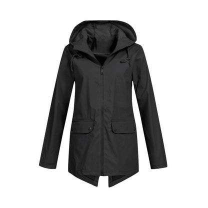 Lightweight Hooded Windproof Jacket for Women
