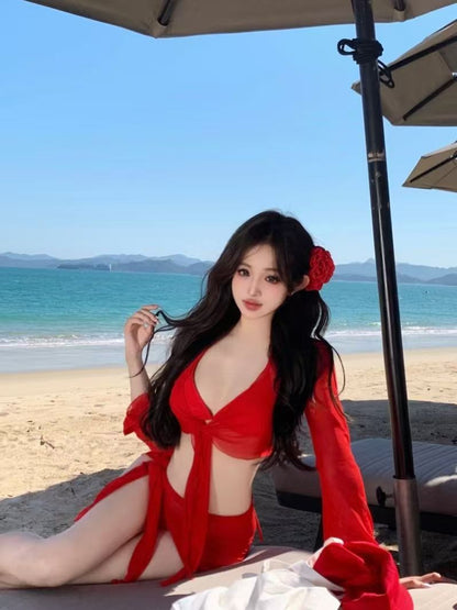 Women's Long Sleeve Bikini Set