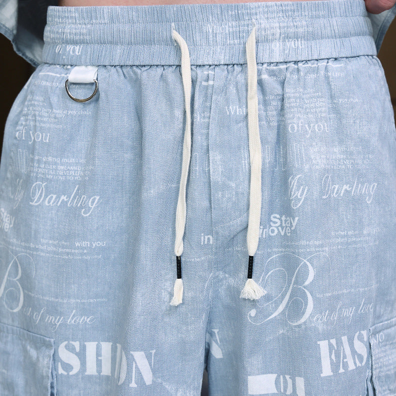 Men's Short Sleeve Shirt and Pants