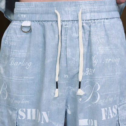 Men's Short Sleeve Shirt and Pants