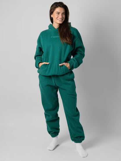 Fleece Lined Hoodie and Pants Set