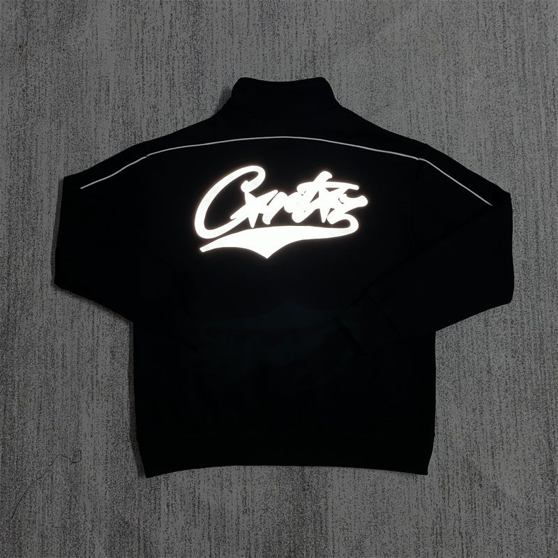 Zippered Casual Pants Set