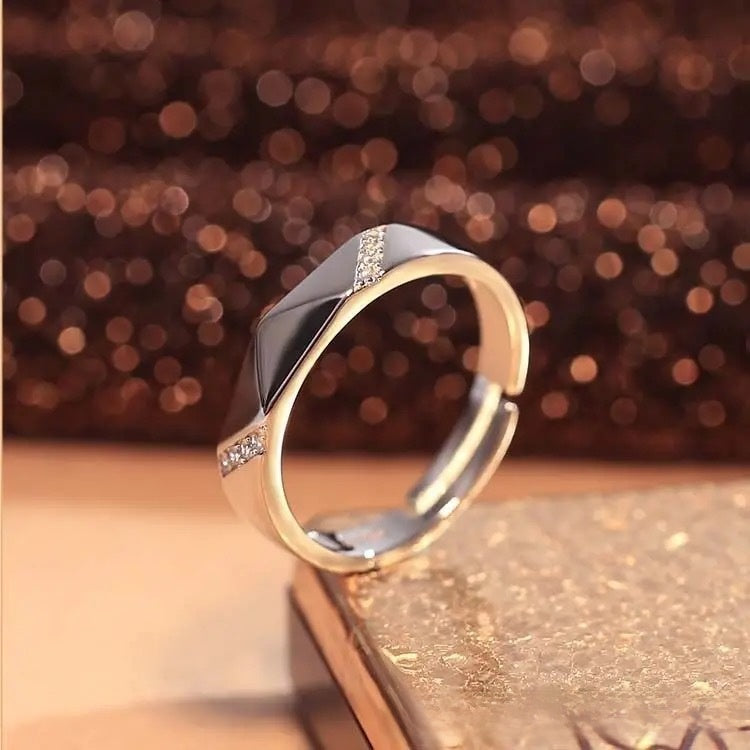 Adjustable Zirconia Wedding Ring