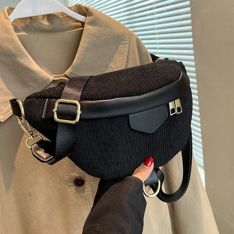 Corduroy Crossbody Bag