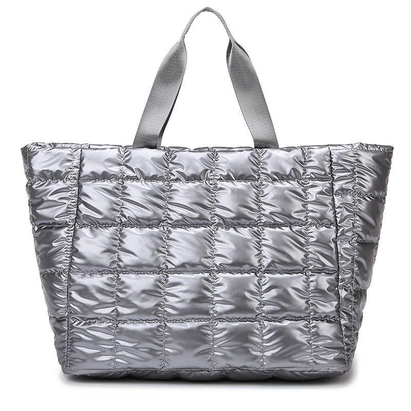 Pearlescent Two-Sided Dry-Wet Separation Tote Bag