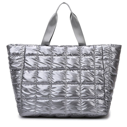 Pearlescent Two-Sided Dry-Wet Separation Tote Bag
