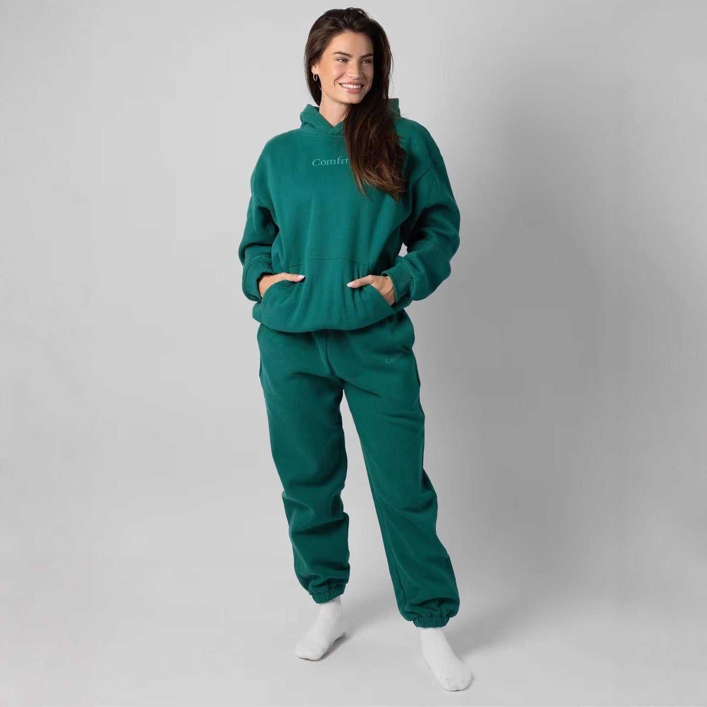 Fleece Lined Hoodie and Pants Set