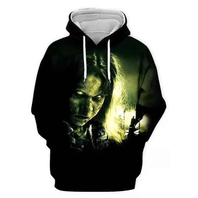 3d digital printing street men's crown sweatshirt