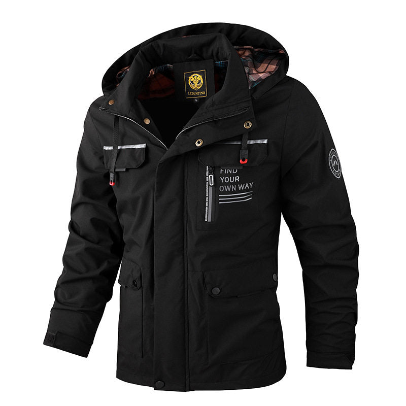 Mens Hooded Parka Jacket