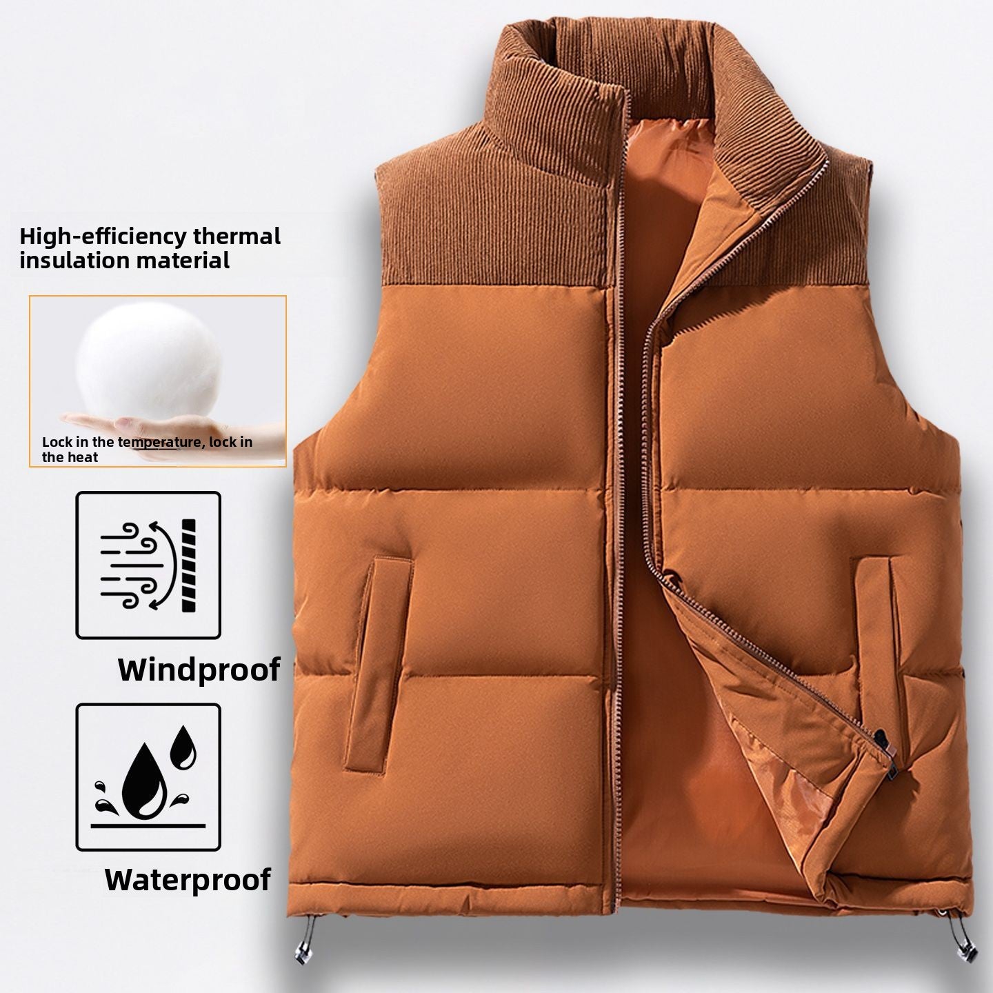 Autumn and Winter Cotton Vest