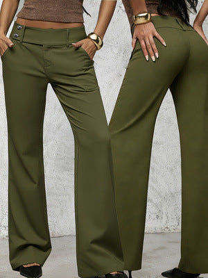 High Waist Wide Leg Pants