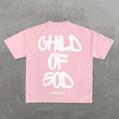 Oversized Graphic Print Cotton T-Shirt