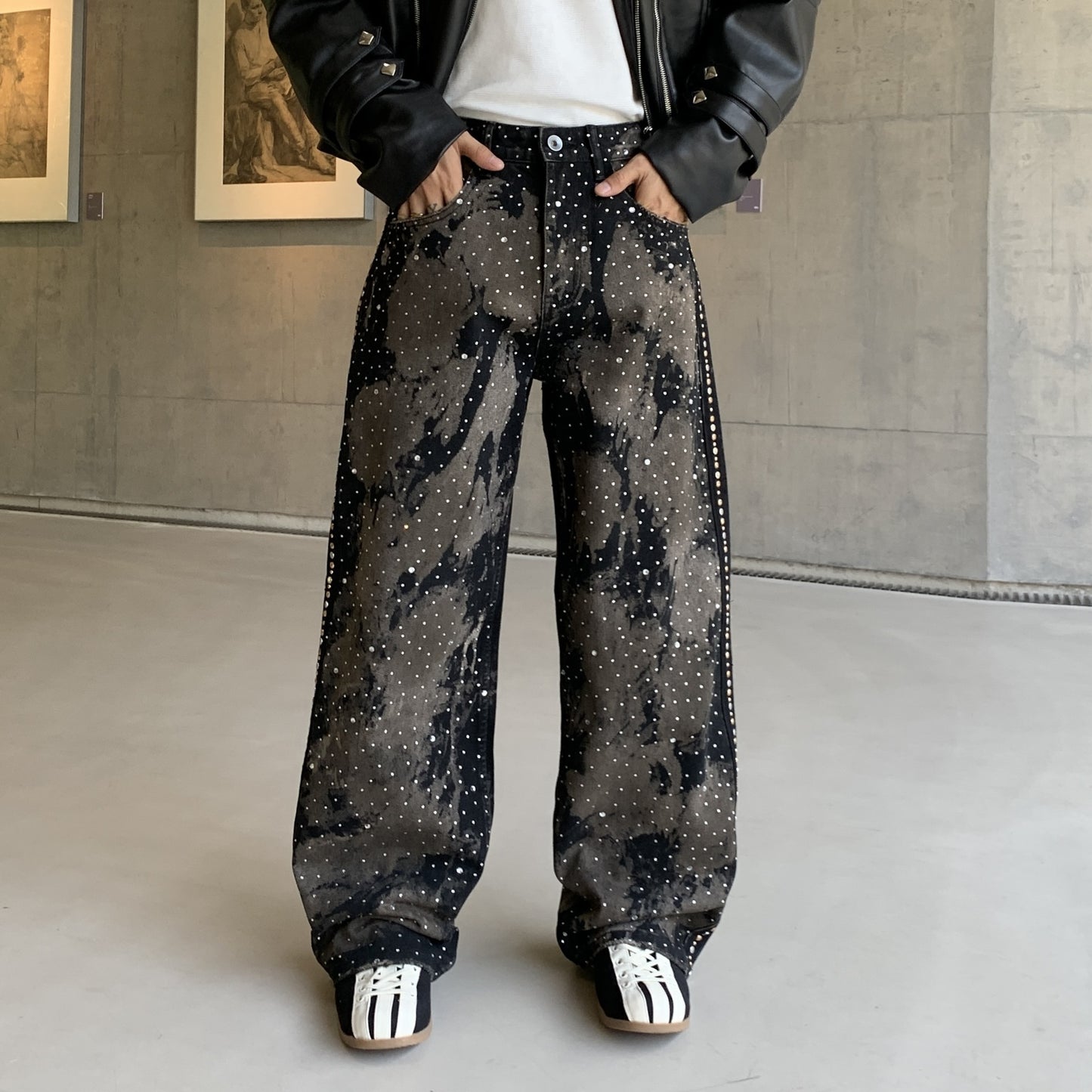 Korean-style jeans