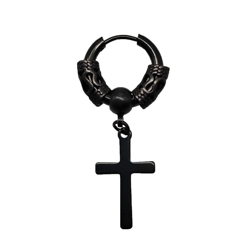 Men's and Women's Earrings Fashion Personality Earclips Retro Style Men's and Women's Exaggerated Earrings