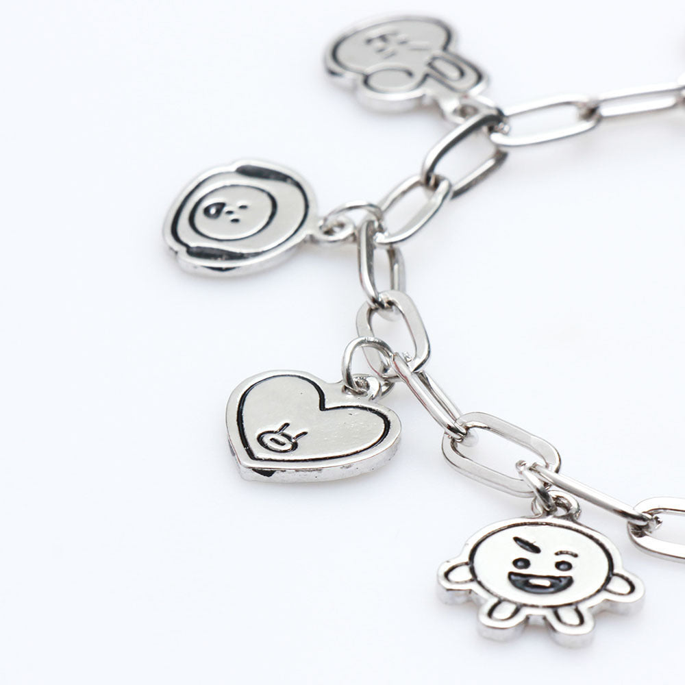 Bracelet Bulletproof Youth League Official The Same Cartoon Bracelet New Simple Fashion Jewelry For Men And Women