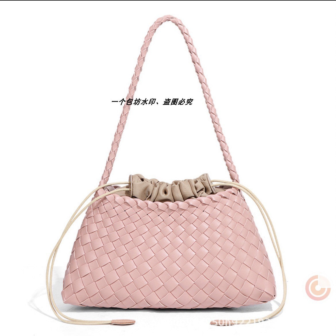 Genuine leather hand-woven bags