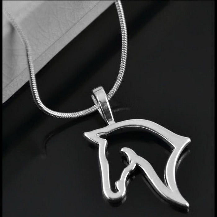 cute animal horse Pendant Necklace For Women fashion dress Clothing Costume Jewelry Accessories