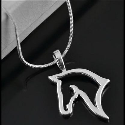 cute animal horse Pendant Necklace For Women fashion dress Clothing Costume Jewelry Accessories
