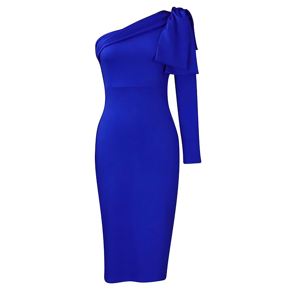 Womens Off-Shoulder Bodycon Dress