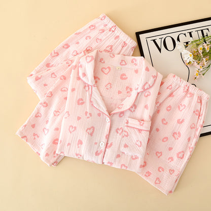 Women's three-piece loungewear set