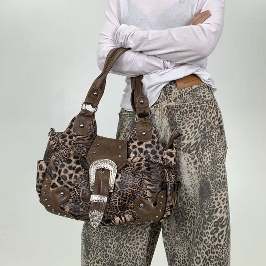 Multi-Pocket Patchwork Tote