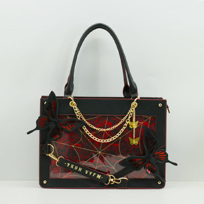 Gothic Butterfly Maze Tote Bag