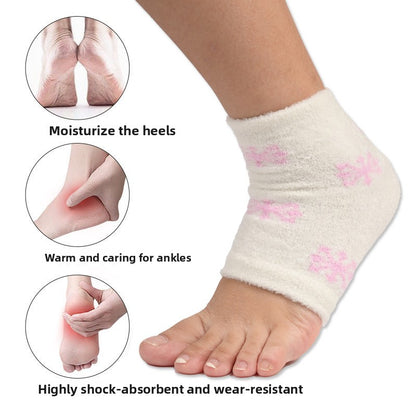 Moisturizing and nourishing heel socks