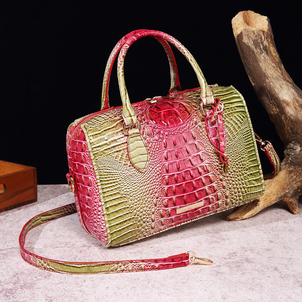 Retro travel women's bag