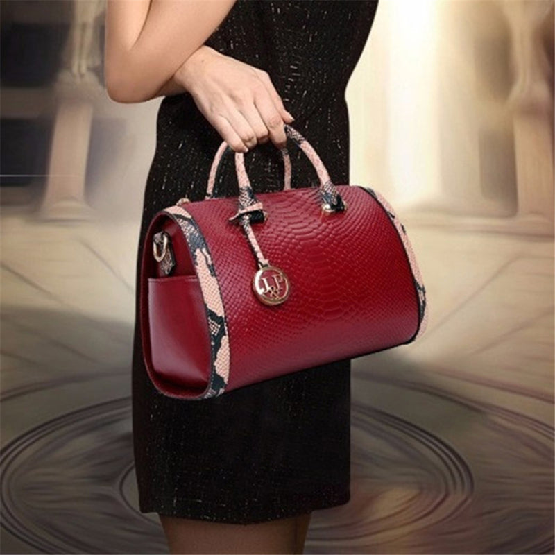 Luxury Leather Flap Handbag for Women