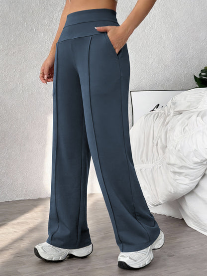 Womens Straight-Leg Fitness Yoga Pants