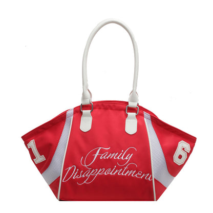 Fashionable bowling handbag for women