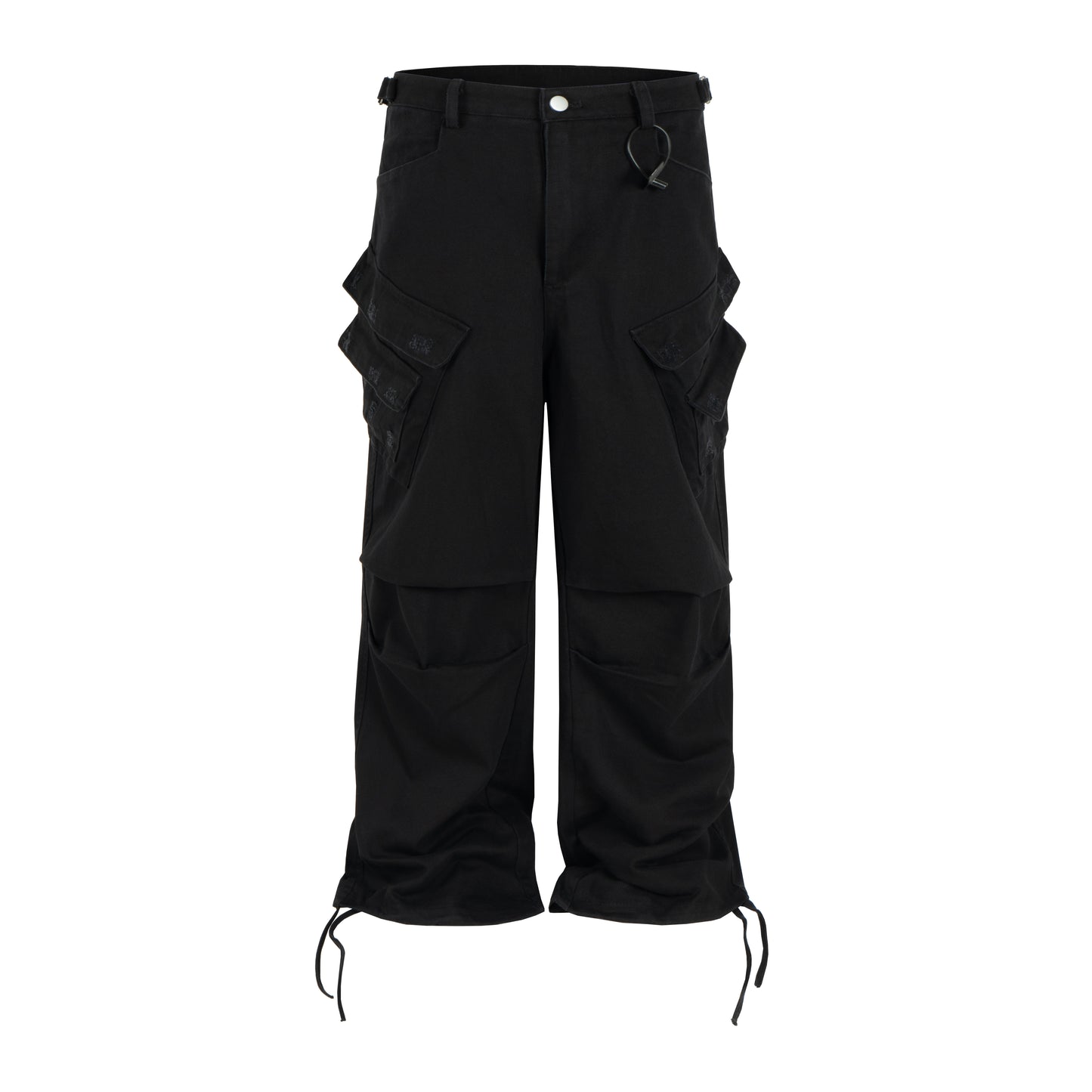 Distressed vintage casual overalls