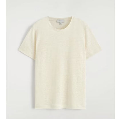 Women's Linen Blend Short Sleeve T-Shirt