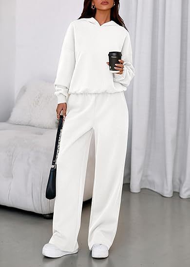 Fleece Lined Hooded Sweatshirt and Sweatpants Set