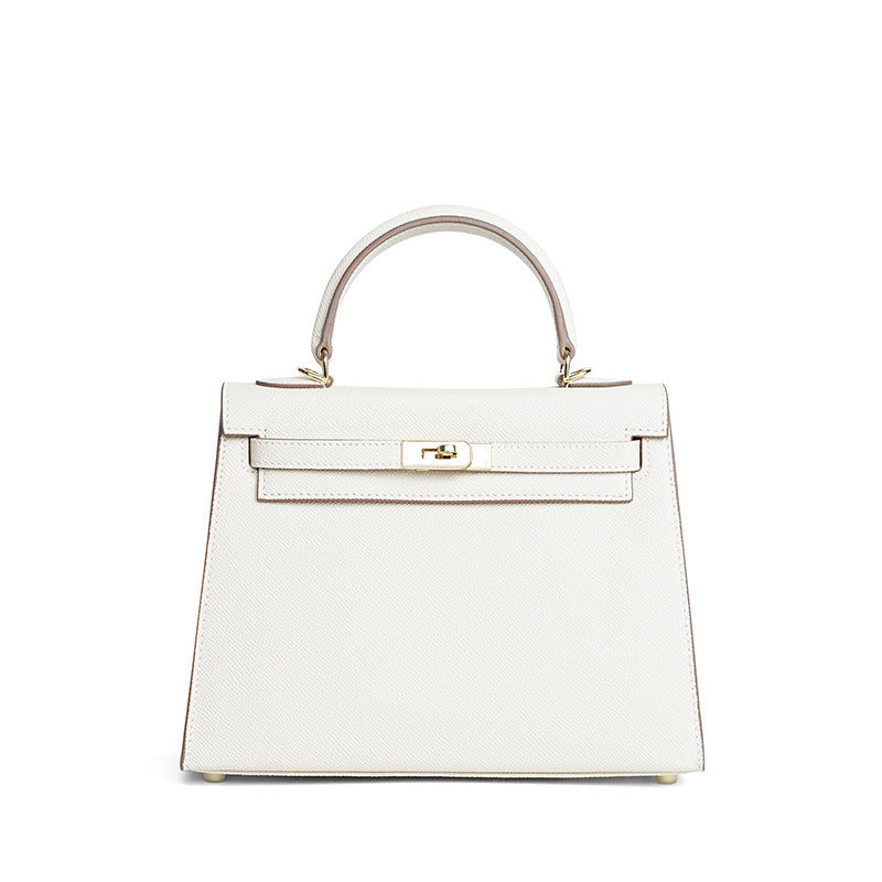 Genuine Leather Mini Kelly Crossbody Bag