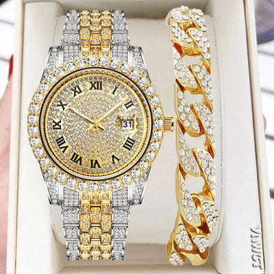 Full Diamond Watch Bracelet