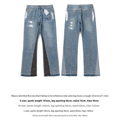 Men's flared jeans