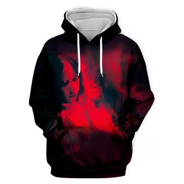 3d digital printing street men's crown sweatshirt