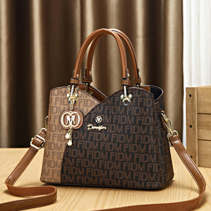 Women PU Leather Crossbody Tote Bag