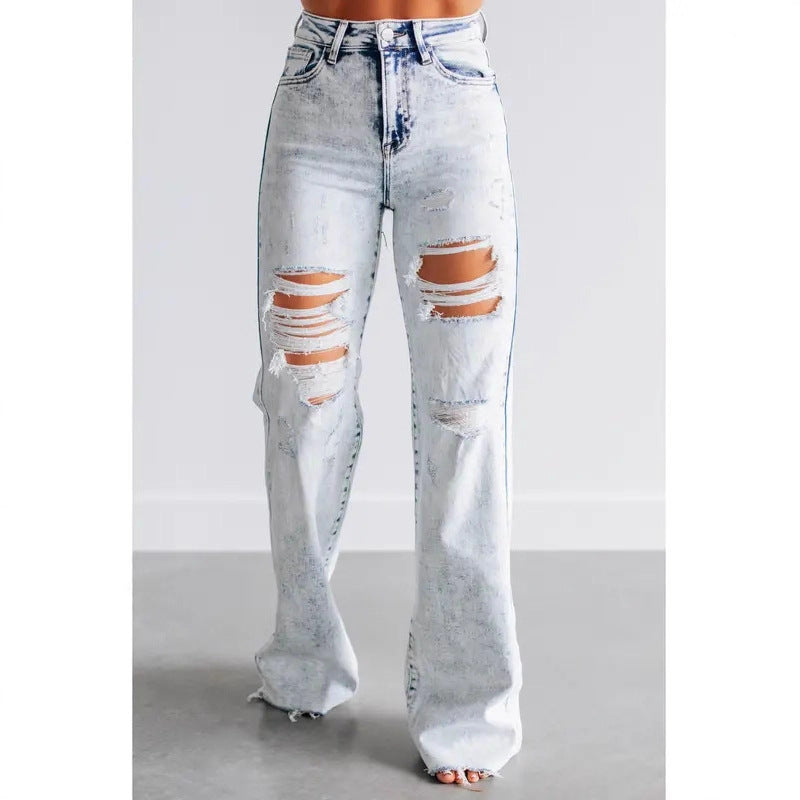 Womens Denim Trousers