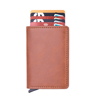 Magnetic RFID Blocking Card Holder Wallet